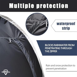 Vente en gros du fabricant Tente pour vélo de montagne d'extérieur Oxford quatre saisons pliable et portable, grand espace de stockage et de stationnement - Product Image 4