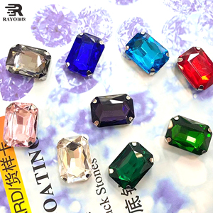 Cristales de Alta Calidad de 6*12mm, Elegantes Piedras de Cristal en Forma de Navette con Base Plana para Coser en Zapatos, Piedras de Cristal Planas y Elegantes para Prendas Elásticas - Product Image 1