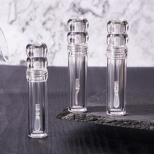 <span class=keywords><strong>Tube</strong></span> de brillant à lèvres carré unique vide de 3ml 3.5ml avec pinceau transparent Contenant de brillant à lèvres pour brillant à lèvres Pointe en silicone Logo personnalisé - Product Image 3