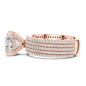 10Kt ประกาย14Kt 18Kt ทอง22Kt ในห้องปฏิบัติการสำหรับผู้หญิงเครื่องประดับที่สวยงามแหวนหมั้นแหวนในโอกาส - Product Image 2