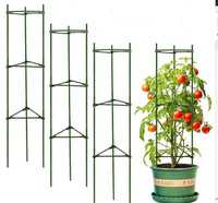 Soporte de Jardín para Plantas, Jaula de Tres Patas para Tomates, 80 cm, para Huertos y Jardines Exteriores