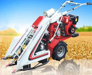 Moissonneuse-lieuse agricole rouge mini, autoportée, à entraînement par engrenages, motorisée, pour riz, 50 cm, haute productivité - Product Image 4