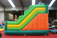 Structure gonflable WINSUN animaux de la jungle avec toboggan et tunnel d'escalade pour enfants, location pour fêtes en plein air et usage commercial