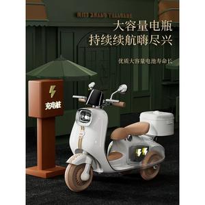 รถมอเตอร์ไซค์ไฟฟ้าสำหรับเด็ก XW ของเล่นรถยนต์นั่งขับพร้อมรีโมทคอนโทรล สำหรับเด็กอายุ 2-6 ปี วัสดุพลาสติกแบบชาร์จไฟได้ - Product Image 5