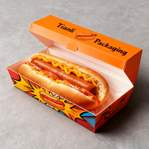 Özelleştirilmiş sıcak satış <span class=keywords><strong>Hot</strong></span> <span class=keywords><strong>Dog</strong></span> beyaz Kraft kağıt kutu tasfiye gıda sandviç konteynerler kutusu <span class=keywords><strong>Hot</strong></span> <span class=keywords><strong>Dog</strong></span> ambalaj kutuları - Product Image 5