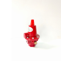 Régulateur de pression de gaz GPL pneumatique WF1584-15 en alliage d'aluminium avec manomètre, raccord 1/2 po pour cuisine commerciale