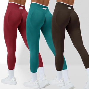 Mông Nâng Mềm Mại Thoáng Khí Thể Thao V-Dây Thắt Lưng Liền Mạch Scrunch Mông Yoga Xà Cạp Cao Eo Phòng Tập Thể Dục Tập Thể Dục Xà Cạp Cho Phụ Nữ - Product Image 1