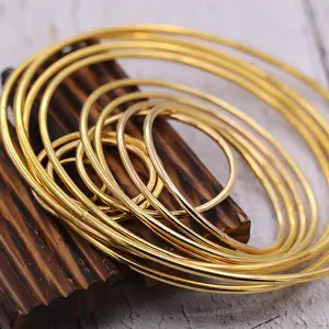 Moderne verschiedene Größen runder Rahmen Diy Gold Traum fänger Ringe und Metall Makramee Reifen für Diy machen Wandbehang Handwerk