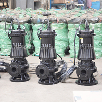 WQ 1.5hp 3hp 4hp 7.5hp 9hp 25hp assèchement des eaux usées pompe de puisard des eaux usées pompe à eaux usées submersible pour l'eau sale