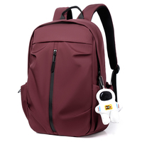 Sac en polyester léger et imperméable avec fermeture éclair et doublure en polyester pour femme, idéal pour les voyages et les occasions décontractées