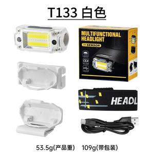 USB Rechargeable COB LED Cap Clip <b>Light</b> Ultra Bright Magnetic Base Clip On Headlamp Dual Color Work <b>Light</b> for Camping Fishing - Product Image 4