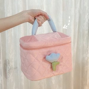קורדרוי לוגו מותאם אישית נסיעות עמיד למים תיק האיפור רוכסן