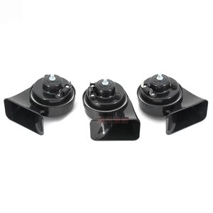 Klaxon musical de voiture 12V étanche 3 pièces klaxon d'escargot avec 10 tons contrôleur de klaxon pour voiture camion van moto SUV BUS - Product Image 5