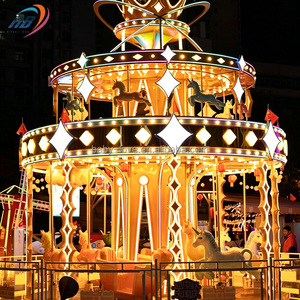 Atracción de Feria: Carrusel de Caballos Personalizado para Exteriores, Equipo de <span class=keywords><strong>Parque</strong></span> de Atracciones para Niños, Carrusel en Venta - Product Image 4