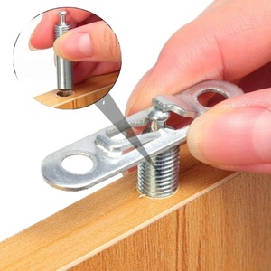Conector Invisible para Muebles Gstar SHY-A43, Acero Laminado en Frío, Aleación de Aluminio, Desmontable, Soporte de Pared, Deslizador de Riel con Amortiguador Individual - Product Image 1