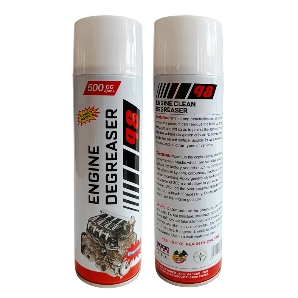 Misura per prodotti in pelle Power Eagle schiumogeno motore sgrassante motore sgrassante superficie 500ml