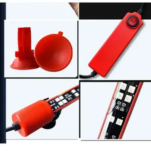 โคมไฟเรืองแสงสีแดงสำหรับตู้ปลาขนาด52/72/92/112/142ซม. IP68ไฟมหัศจรรย์กันน้ำได้ - Product Image 6
