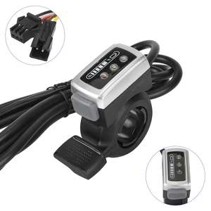 คันเร่งนิ้วแบบหมุน 106DX 48V พร้อมไฟ LED 3 ดวง แสดงสถานะแบตเตอรี่ 48V สำหรับสกู๊ตเตอร์ไฟฟ้า - Product Image 5