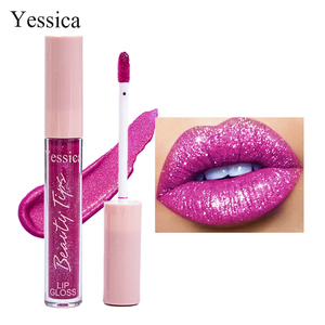 Brillo Labial Multicolor con Purpurina al por Mayor OEM/ODM, Lápiz Labial de Larga Duración con <span class=keywords><strong>Efecto</strong></span> Voluminizador, Hidratante y Brillante - Product Image 5