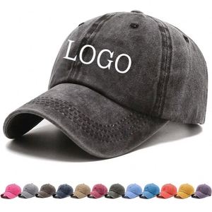 Gorra de Béisbol Ajustable con Bordado Personalizado, Logotipo, Letras Impresas, Cierre a Presión, para Hombre y Mujer, Venta al Por Mayor - Product Image 1