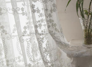 Eleganti <span class=keywords><strong>tende</strong></span> in Tulle bianco trasparente ricamato <span class=keywords><strong>tende</strong></span> Voile soggiorno <span class=keywords><strong>finestre</strong></span> <span class=keywords><strong>tende</strong></span> porte rivestimenti <span class=keywords><strong>per</strong></span> <span class=keywords><strong>finestre</strong></span> - Product Image 2