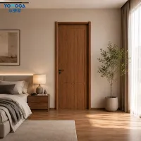 Portes intérieures insonorisées en bois massif stratifié haute pression pour cuisine, hôtel, villa - Étanches et finies