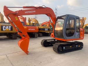 Used Hitachi ZAXIS 60 Mini Excavator Zero Tail Swing Compact Crawler <b>Digger</b> for Construction and Farm Work - Product Image 1