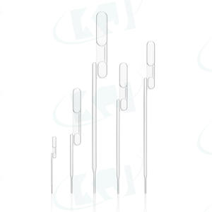 Micropipette capillaire à volume réglable 20-650 µl, double sac et double canon, pour applications chimiques, en matériau PE - Product Image 1