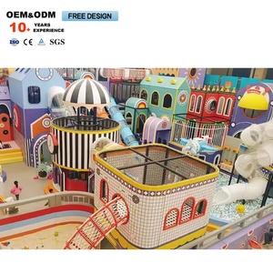 Casa de juegos para niños, conjunto de juegos interior comercial con tobogán temático de casa de colores y equipo de diversión - Product Image 6