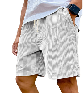 Shorts Décontractés <span class=keywords><strong>Homme</strong></span> Grande Taille Style Rétro en Velours Côtelé, Lacés et Tendance, Collection Européenne et Américaine 2025 - Product Image 6