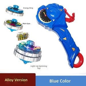<span class=keywords><strong>Toupie</strong></span> de combat magique en métal et plastique, version améliorée, avec <span class=keywords><strong>double</strong></span> armure explosive, gyro lumineux et rotation magnétique, jouet escargot pour garçon - Product Image 2