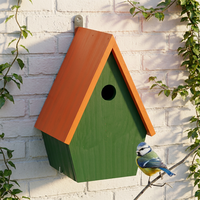 Nichoir Naturel Suspendu en Bois pour Oiseaux