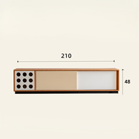 Meuble TV moderne en bois massif pour petit appartement, salon et chambre, avec rangement au sol, design écologique