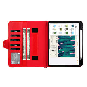 Funda de cuero con ranura para tarjeta multifuncional para funda Ipad con correa de mano y tirantes para <span class=keywords><strong>Samsung</strong></span> - Product Image 4