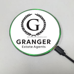 Base de Carga Inalámbrica de 15 Vatios con Logotipo Personalizado, Cargador Inalámbrico Rápido para Teléfono <span class=keywords><strong>Celular</strong></span>, Estación de Carga con Soporte para Teléfono Samsung - Product Image 1