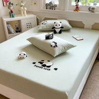 Drap housse à motifs de dessins animés multiples, doux pour la peau, housse de matelas à poche profonde et coins élastiques pour chambre à coucher