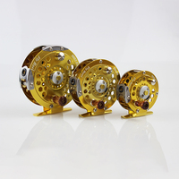 Moulinet de pêche à la mouche tout métal usiné CNC, grande bobine de surf, rapport de transmission 1:1, 230g, frein maximal pour ruisseau, rivière, lac