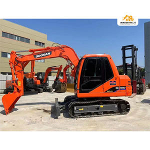 Mini retroexcavadora DOOSAN DH80 usada, bomba hidráulica de orugas de 8 toneladas, engranaje de Motor Daewoo, buen estado, ¡Precio correcto! - Product Image 1
