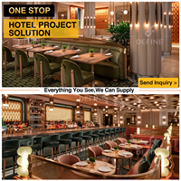 Meubles de restaurant, hôtel et café modernes de haute qualité, mobilier commercial pour salle à manger, meubles d'hôtel 5 étoiles, ensembles de tables et de chaises