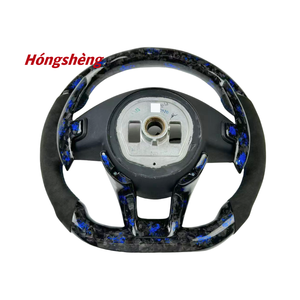 <span class=keywords><strong>Volant</strong></span> en fibre de carbone forgé bleu personnalisé pour <span class=keywords><strong>Mercedes</strong></span> CLA W204 C63 W212 W218 W207 W172 SLK W217 GLK W205 - Product Image 6