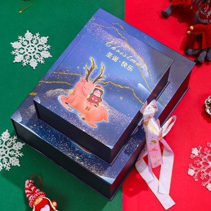 <b>Christmas</b> Luxury Love <b>Gifts</b> Jewelry Lipstick Necklace Pillow Candle Jar Ribbon Magnetic <b>Gift</b> <b>Box</b> Customizable on Demand - Product Image 2