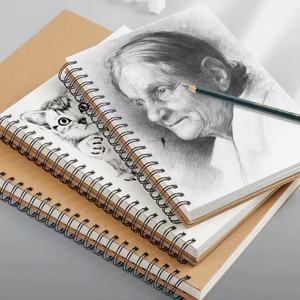 Bìa Cứng Phác Thảo Cuốn Sách Đen Giấy Phác Thảo Notepad Notebook Đồ Dùng Học Tập Văn Phòng Sổ Phác Thảo Để Vẽ Tranh - Product Image 4