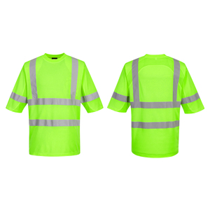 Camiseta de Seguridad de Alta Visibilidad ODM, Fabricante de Ropa de Trabajo Reflectante Personalizada, 100% Poliéster, ANSI/ISEA 107 Clase 2/3, para Hombre - Product Image 5
