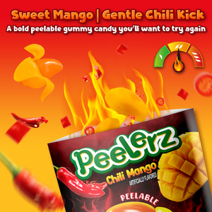 Amos Peelerz <strong>Candy</strong> Peeling Chili Mango Sweets Gummies Peelable Fruit Flavor Gummy <strong>Candy</strong> - Product Image 3