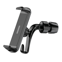Support de téléphone pour appuie-tête de voiture, compatible tablette iPad, réglable à 360 degrés, flexible, compatible bureau, fixation sur l'oreiller