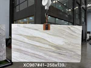 Mármol Blanco Griego Earl al Mejor <span class=keywords><strong>Precio</strong></span> |   Piedra Veteada Dorada y Gris para Revestimientos de Paredes, Pisos, Encimeras y Bañeras de Estilo Moderno y Lujoso - Product Image 2