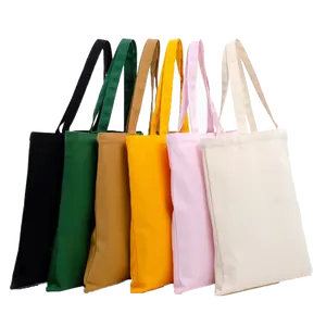 새로운 패션 유행 신제품 친환경 재사용 빈 코튼 토트 백 코튼 캔버스 가방 도매