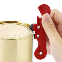 Ouvre-boîte de bière portable multifonction 2 en 1 en métal pour le camping et la randonnée Gadget de cuisine Ouvre-boîte en acier inoxydable à lame tranchante