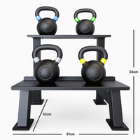 Support pour haltères de haute qualité à trois niveaux, support pour haltères à deux niveaux, support de rangement pour haltères, équipement de salle de sport