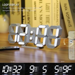 Bell Digital Alarm <b>Clock</b> Reloj Silent Student Bedhead High Volume Desktop Alarm <b>Led</b> Digital Table Desk <b>Clock</b> - Product Image 5